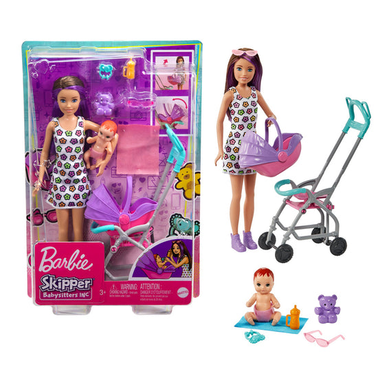 Shop Baby City's Barbie Skipper Stroller Doll