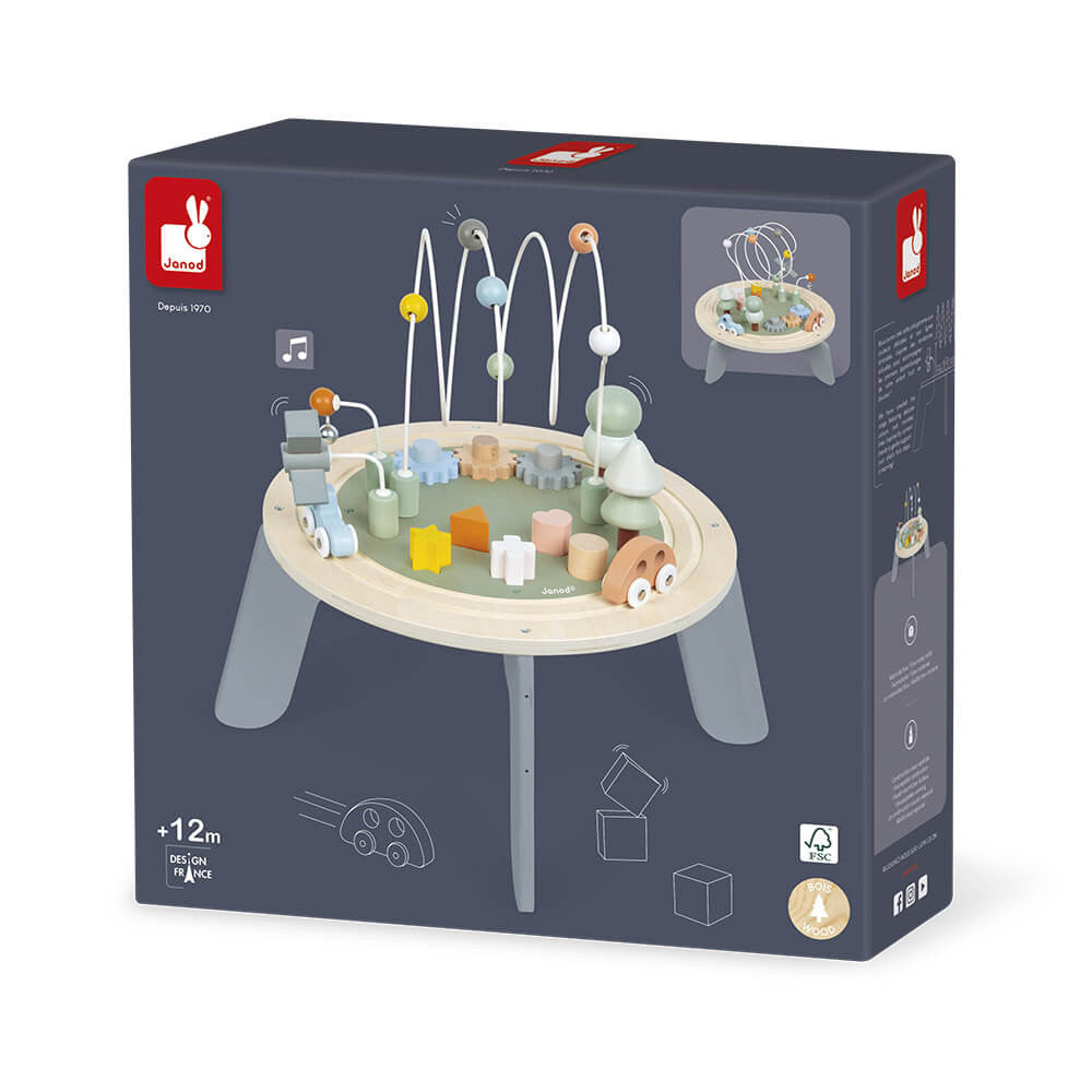 Janod Sweet Cocoon Activity Table l Available at Baby City
