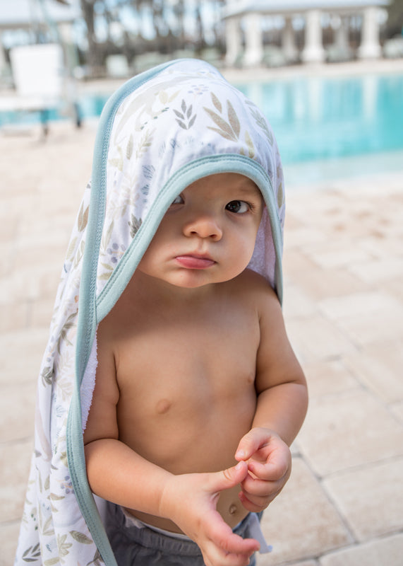 Baby City Retailer of Copper Pearl Premium Knit Hooded Towel Rex