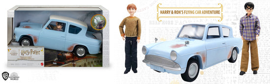 Baby City Retailer of Harry Potter Flying Car & Two Dolls