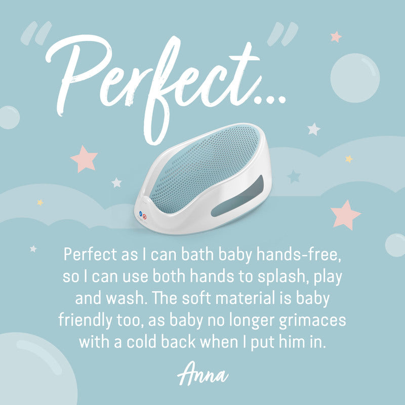 Angelcare Soft-Touch Bath Support Aqua at Vendor Baby City