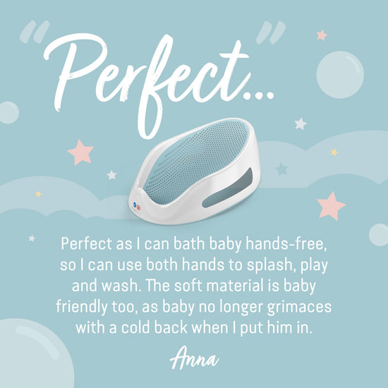 Angelcare Soft-Touch Bath Support Aqua at Vendor Baby City