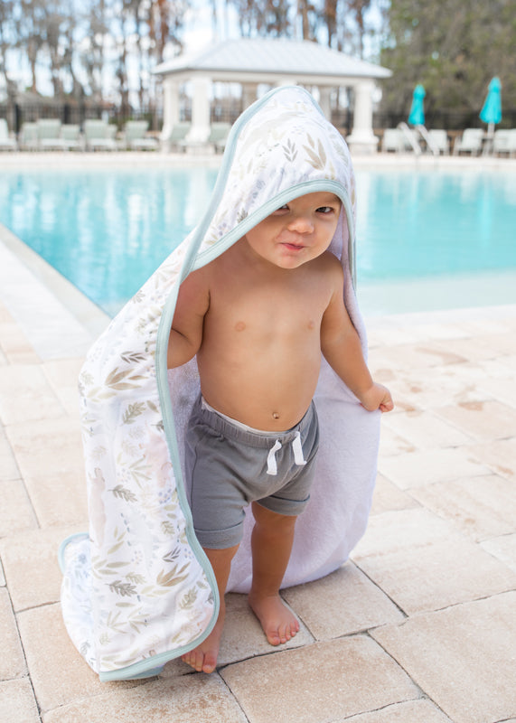 Baby City Stockist of Copper Pearl Premium Knit Hooded Towel Rex