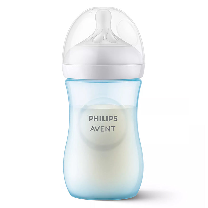 Philips Avent Natural Response 3.0 Bottle Blue 260ml at Baby City