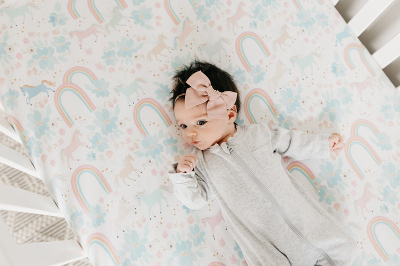 Copper Pearl Premium Elasticised Cot Sheet Whimsy at Baby City's Shop