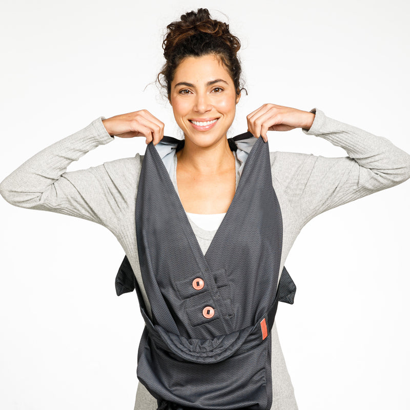 Infantino Hug & Cuddle Adjustable Hybrid Wrap Carrier l Baby City UK Retailer