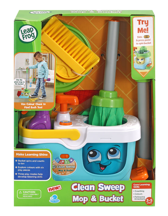 Leap Frog Clean Sweep Mop & Bucket l Baby City UK Retailer