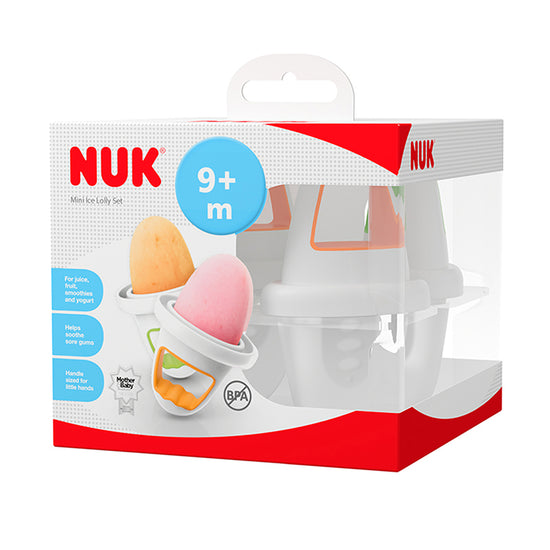 NUK Mini Ice Lolly Moulds 4Pk l Baby City UK Retailer
