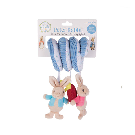Peter Rabbit & Flopsy Bunny Activity Spiral l Baby City UK Retailer
