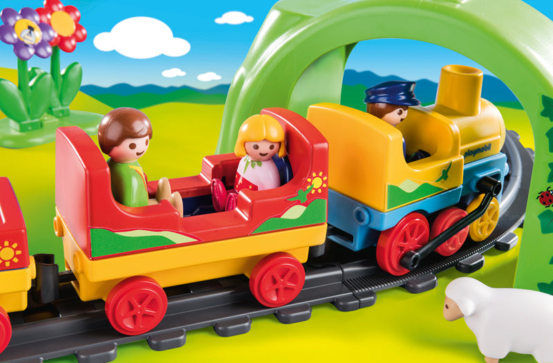 Playmobil 1.2.3 My First Train Set l Baby City UK Retailer