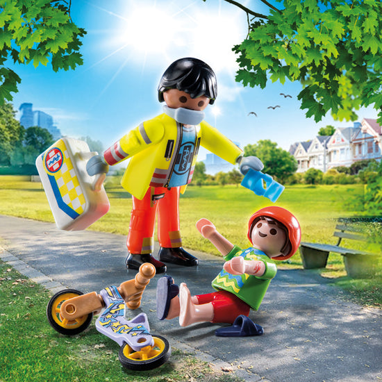 Playmobil Rescue - Paramedic with Patient l Baby City UK Stockist