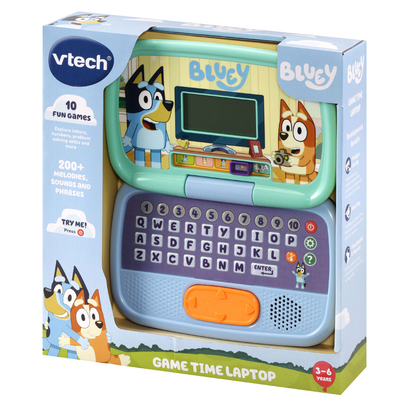 VTech Bluey Game Time Laptop l Baby City UK Retailer