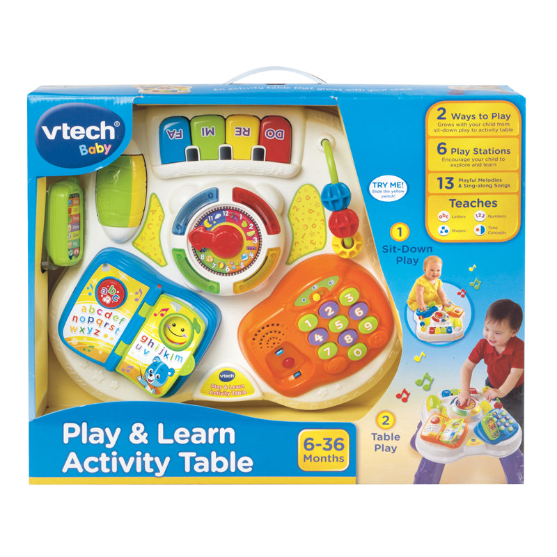 VTech Play & Learn Activity Table l Baby City UK Retailer