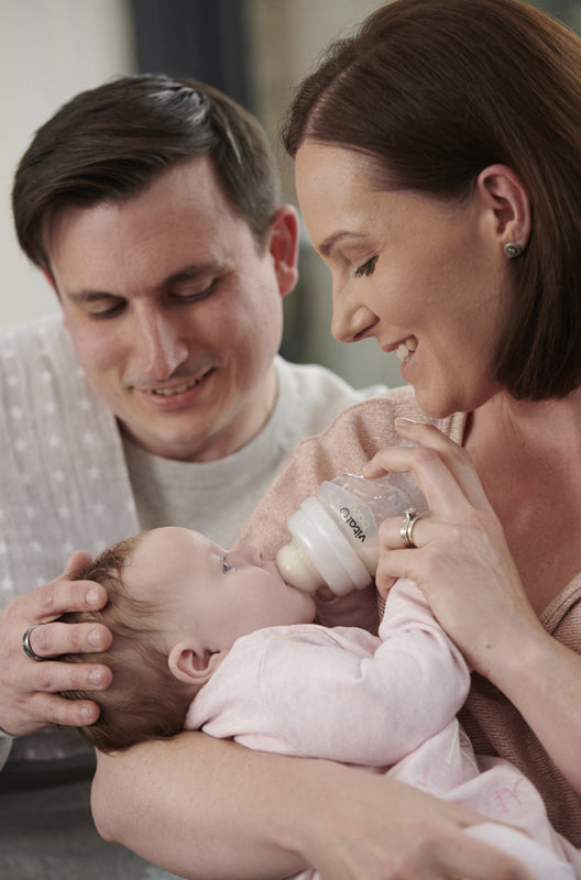 Vital Baby NURTURE Silicone Feed Assist Feeding Bottle 150ml l Baby City UK Retailer