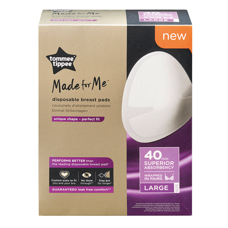 Tommee Tippee 40x Daily Breast Pads - Large at Baby City