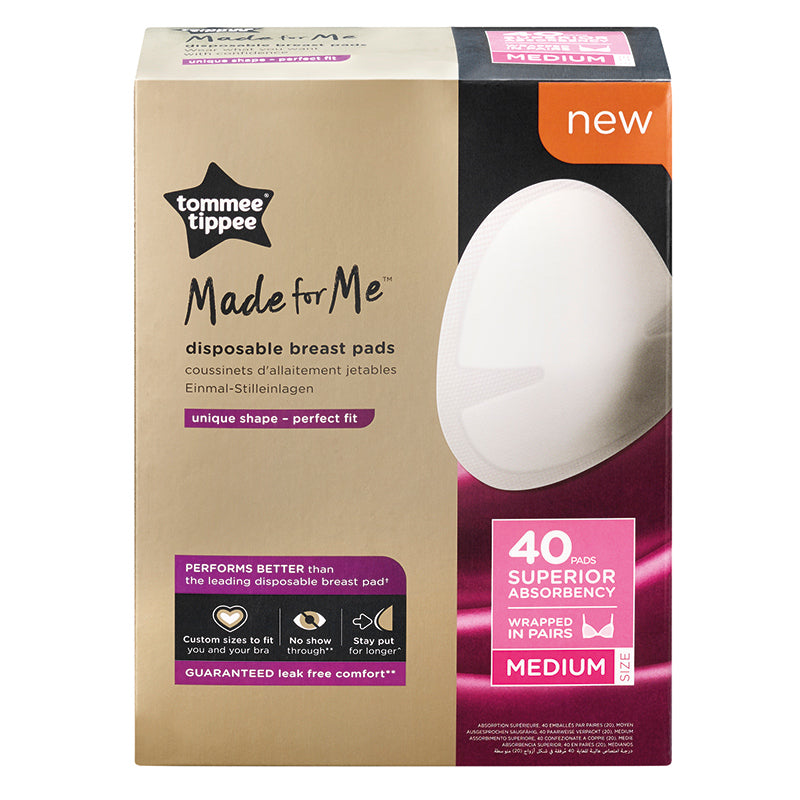 Tommee Tippee 40x Daily Breast Pads - Medium at Baby City