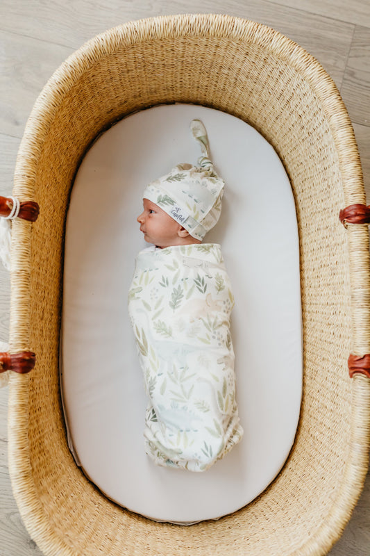 Shop Baby City's Copper Pearl Knitted Swaddle Blanket Rex