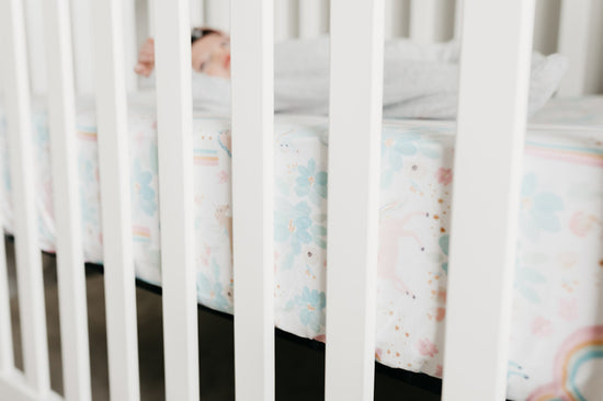 Copper Pearl Premium Elasticised Cot Sheet Whimsy at The Baby City Store