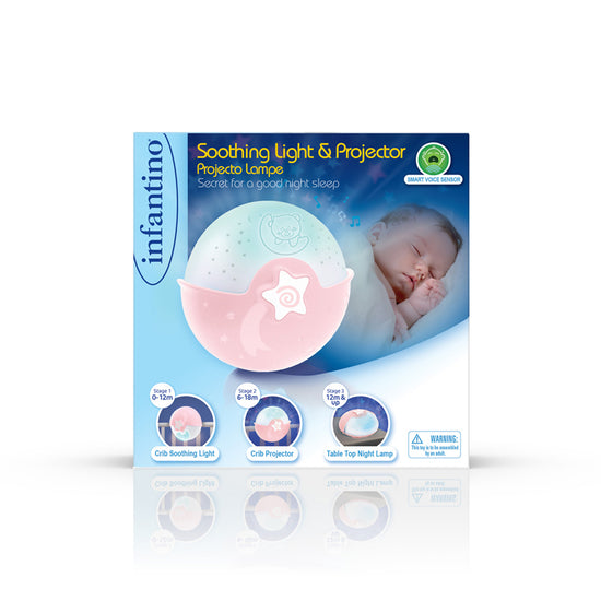 Infantino Soothing Light and Projector Pink at The Baby City Store