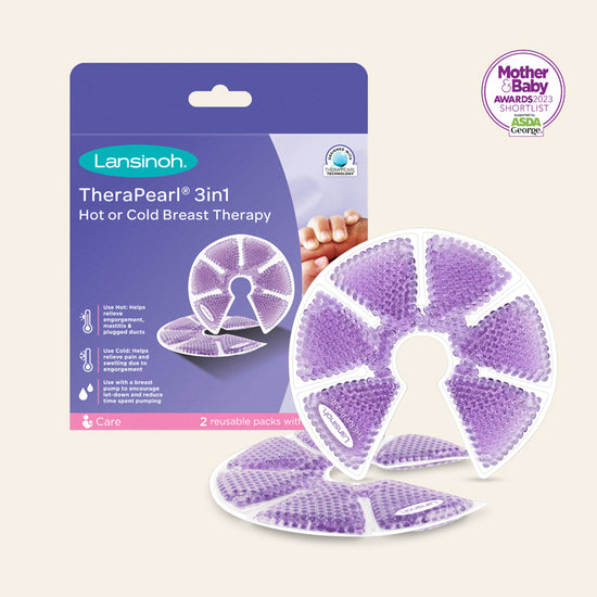 Lansinoh Thera°Pearl 3-in-1 Hot or Cold Breast Therapy Pads 2Pk at The Baby City Store