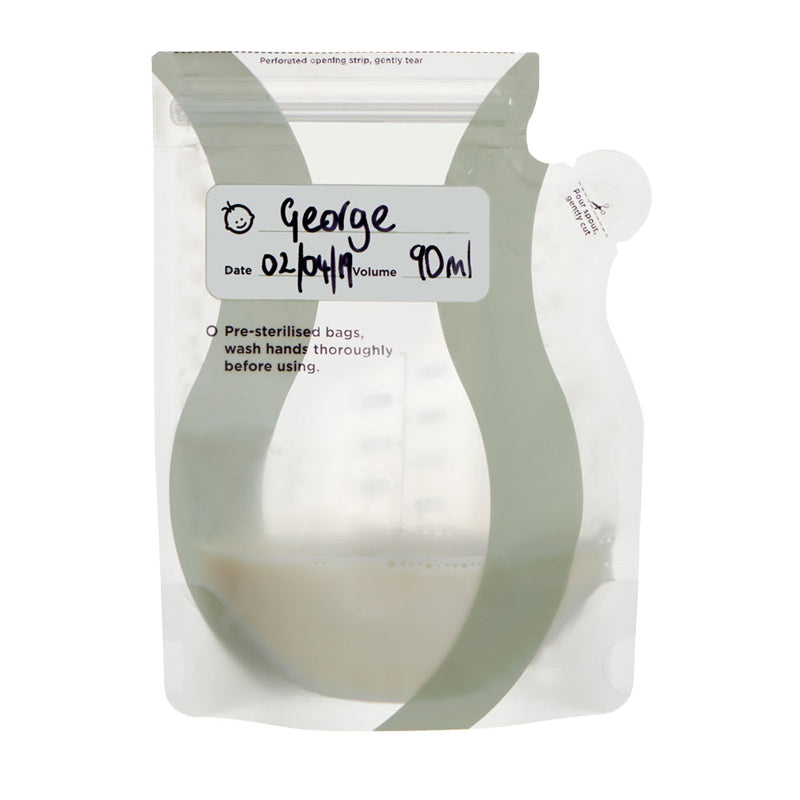 Vital Baby NURTURE Easy Pour Breast Milk Storage Bag 30Pk at The Baby City Store