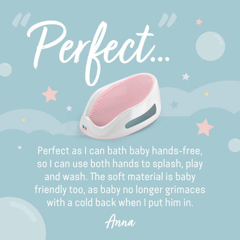 Angelcare Soft-Touch Bath Support Pink at The Baby City Store