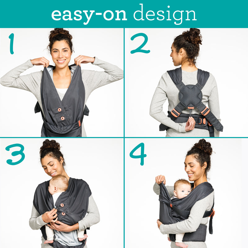 Baby City's Infantino Hug & Cuddle Adjustable Hybrid Wrap Carrier