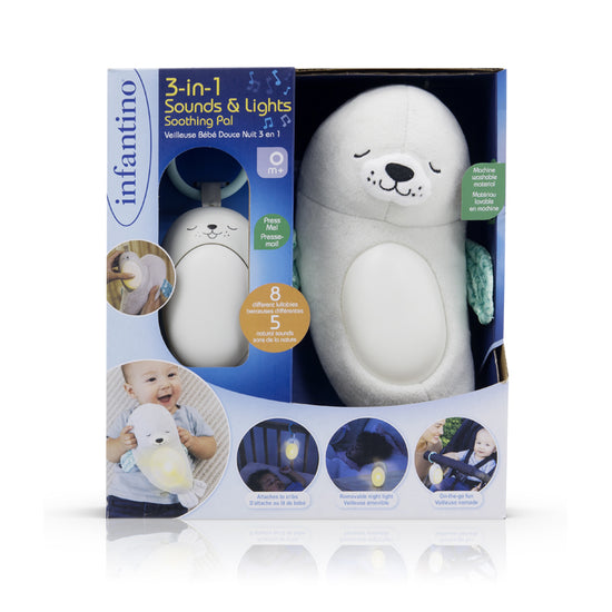 Infantino 3-In-1 Sounds & Lights Soothing Pal at Vendor Baby City