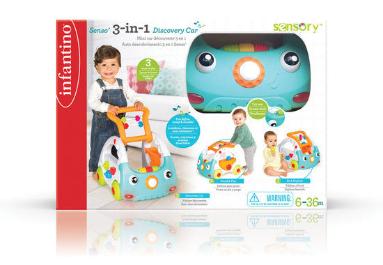Infantino Sensory 3-in-1 Discovery Car at The Baby City Store