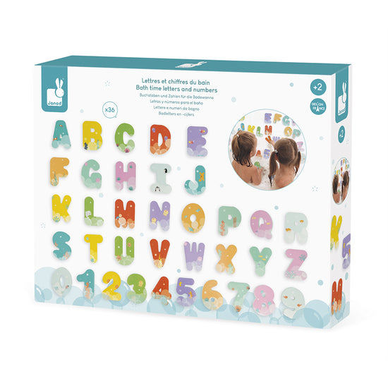 Janod Bath Time Letters And Numbers at Vendor Baby City