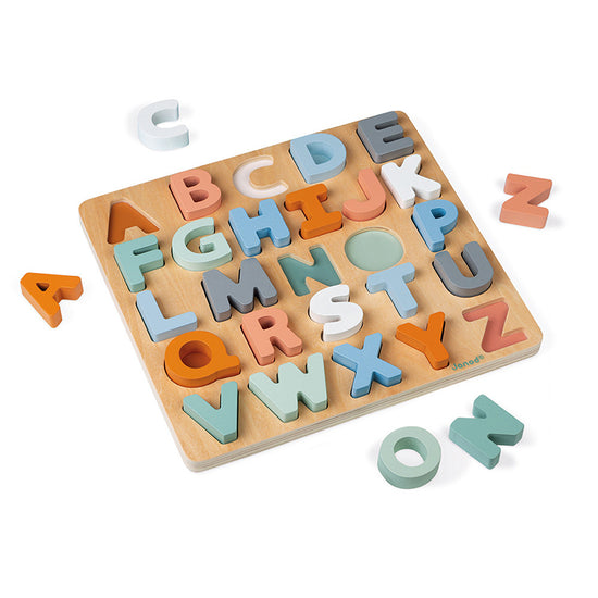 Janod Sweet Cocoon Alphabet Puzzle l Baby City UK Stockist