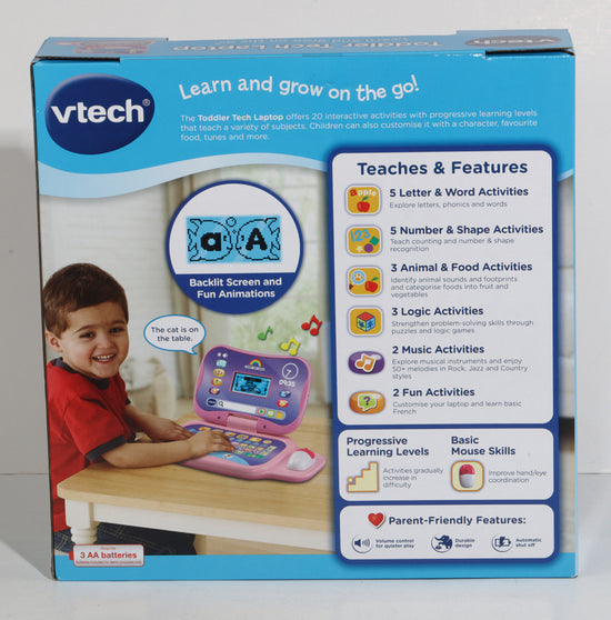 VTech Toddler Tech Laptop pink l For Sale at Baby City