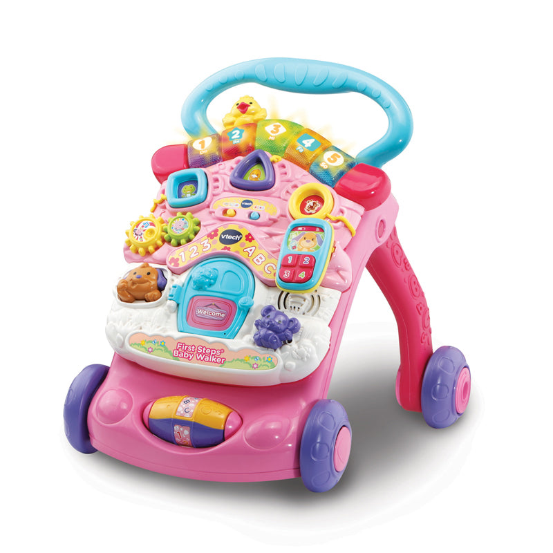 VTech First Steps® Baby Walker Pink at Baby City