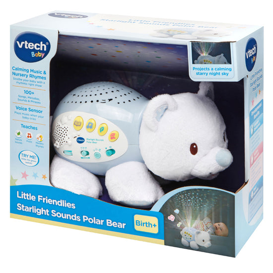 VTech Little Friendlies Starlight Sounds Polar Bear l Baby City UK Stockist