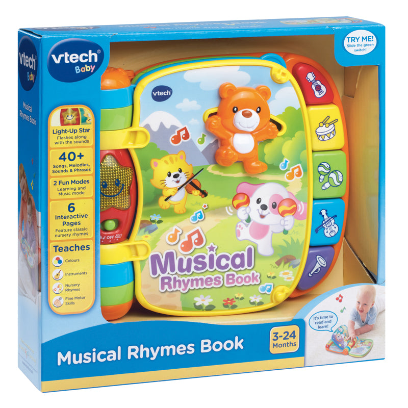 VTech Musical Rhymes Book l Baby City UK Stockist
