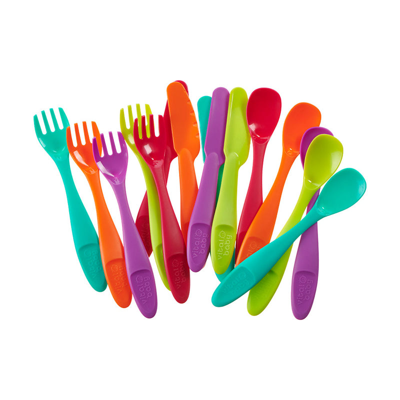 Vital Baby NOURISH Perfectly Simple Cutlery 15Pk at Baby City