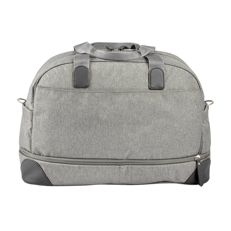 Béaba Amsterdam II Expandable Travel Changing Bag Heather Grey l Baby City UK Retailer