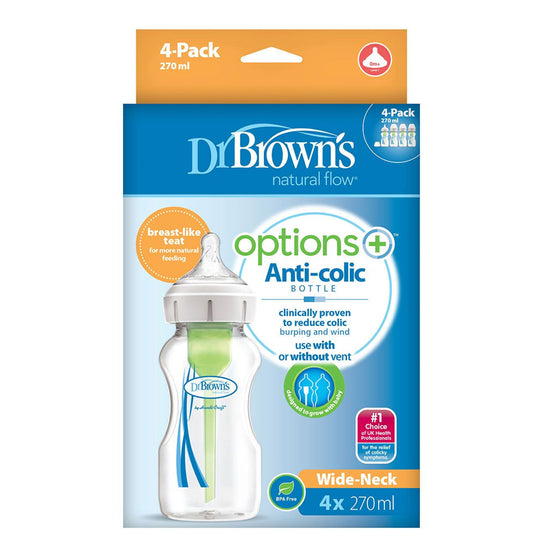Dr Brown's Options+ Bottle 270ml 4Pk l To Buy at Baby City