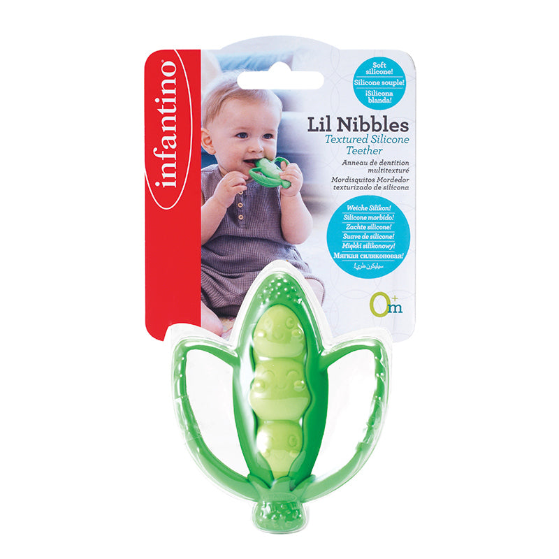 Infantino Teether Lil Nibbler Peas in a Pod l Baby City UK Stockist