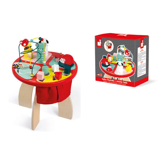 Janod Baby Forest Activity Table l Baby City UK Stockist