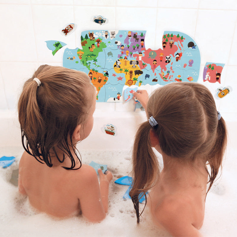 Janod Bath Explorers Map at Baby City's Shop