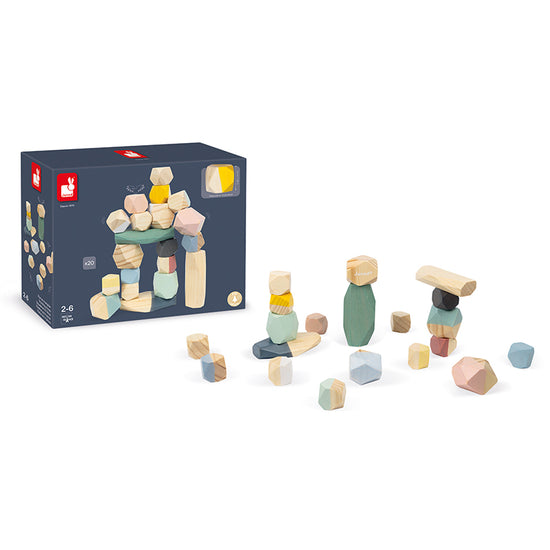 Janod Sweet Cocoon Stacking Stones l Available at Baby City