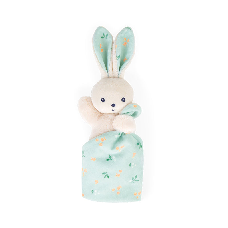 Kaloo Carre Douceur Doudou Rabbit Citrus Bouquet 17cm l Baby City UK Stockist