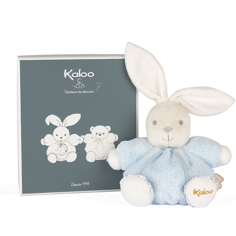 Kaloo Perle Chubby Rabbit Blue 18cm l Baby City UK Stockist