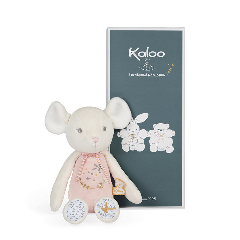 Kaloo Perle Doll Mouse Pink 25cm l Baby City UK Stockist