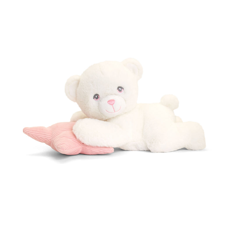 Keeleco Baby Bear on Pillow 20cm l Baby City UK Stockist