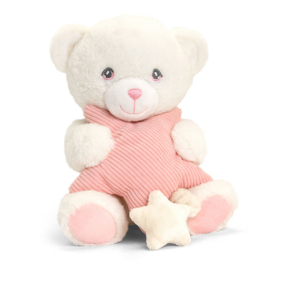 Keeleco Baby Bear with Musical Star 20cm l Baby City UK Stockist