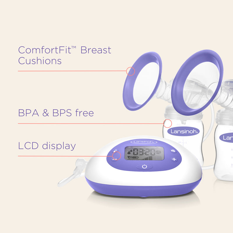 Lansinoh 2 in 1 Double Electric Breast Pump l Baby City UK Retailer