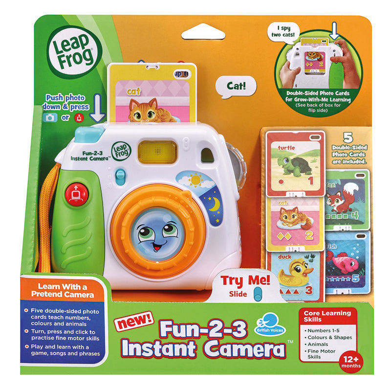 Leap Frog Fun 2-3 Instant Camera l Baby City UK Stockist