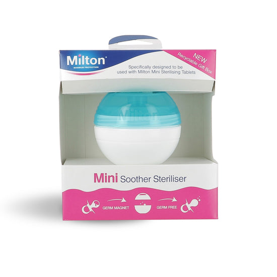 Milton Mini Soother Steriliser Blue l Available at Baby City